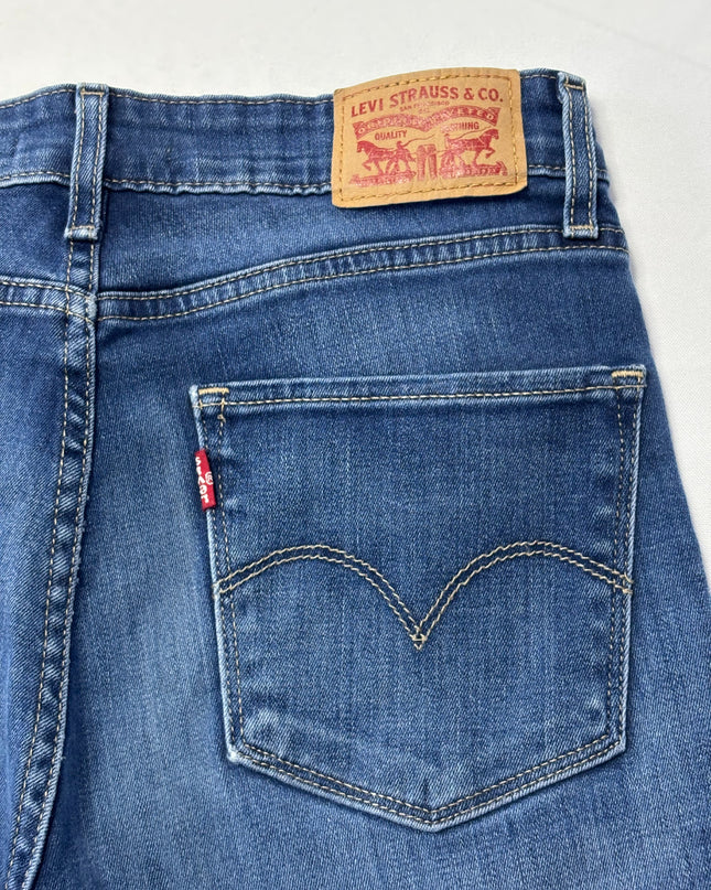 Levi's Blue 721 High Rise Skinny Jeans
