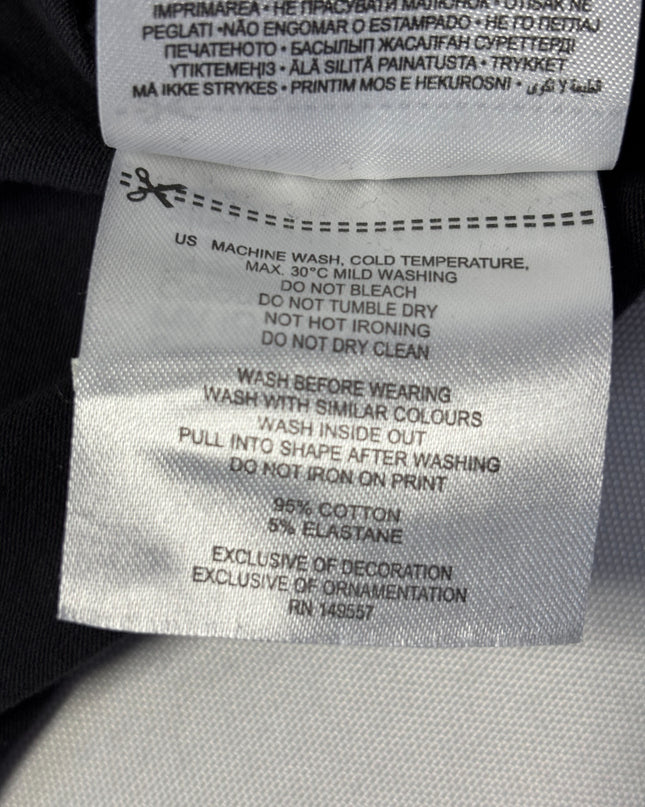 FB Sister Black Rebel Heart 1992 Cutout Graphic Crop Top