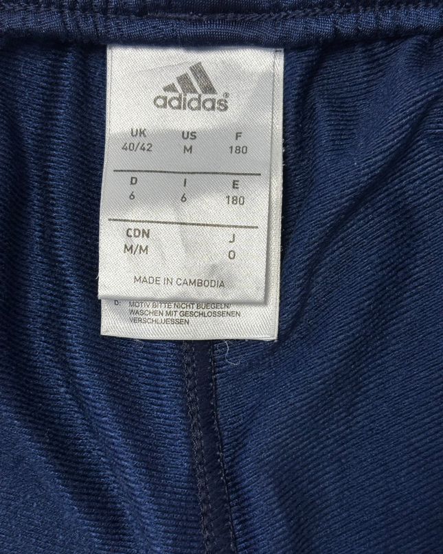 Adidas Navy Blue 3-Stripes Elastic Cuff Training Pants