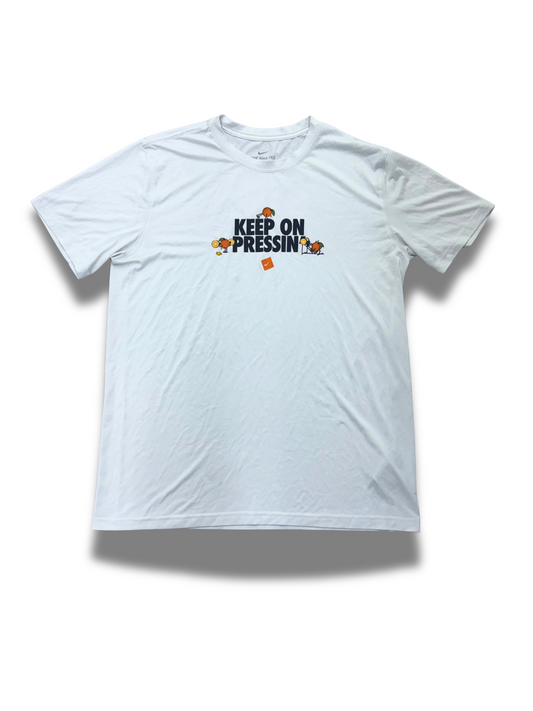 Nike Keep on Pressin’ Dri-Fit Training Shirt Orange Juice - L