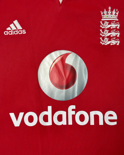 COLLECTIBLE Adidas England Cricket Vodafone Red Home Jersey