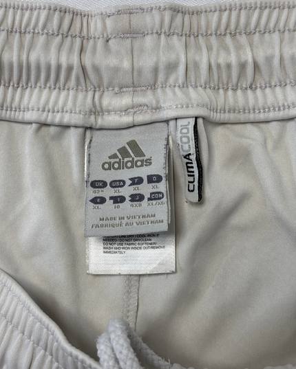 Adidas Real Madrid White ClimaCool Football Shorts - L | Waist: 34"