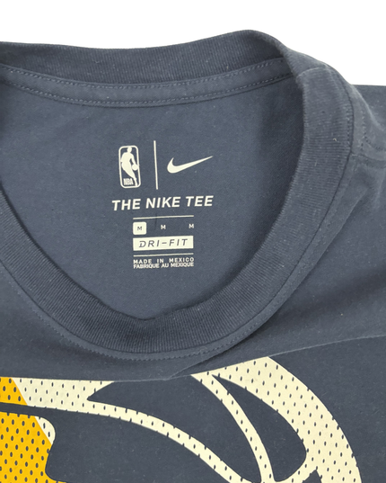 Nike NBA Indiana Pacers Dri-Fit Navy Blue Logo T-Shirt - S
