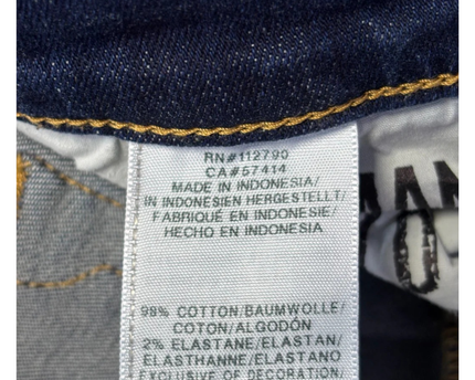 True Religion Blue Halle Mid Rise Super Skinny Jeans
