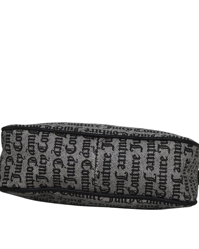 Juicy Couture Black and White Monogram Shoulder Bag