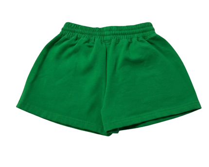 Alo Yoga Green Fleece Lounge Sweat Shorts