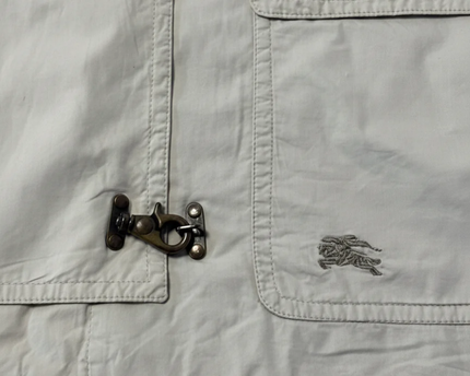 Burberrys Vintage Beige Fireman Toggle Jacket