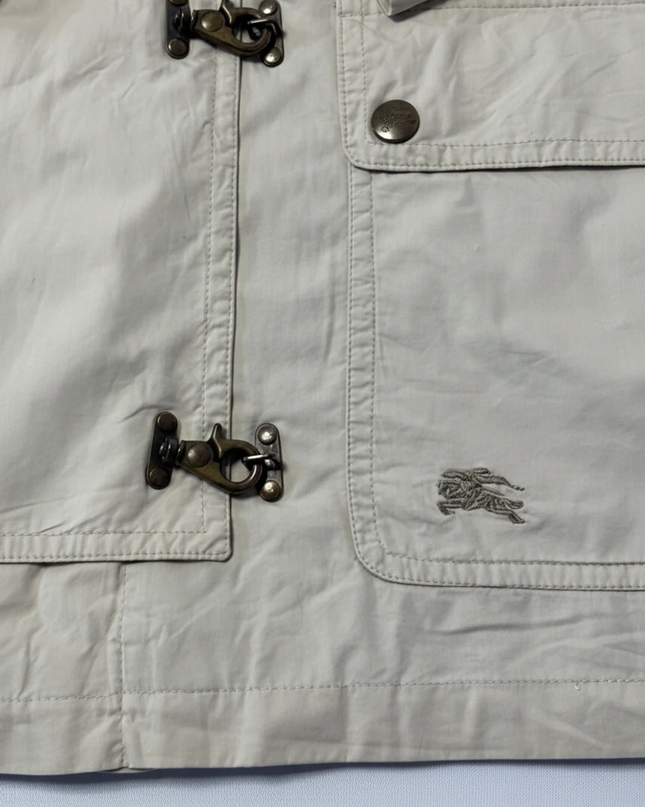 Burberrys Vintage Beige Fireman Toggle Jacket