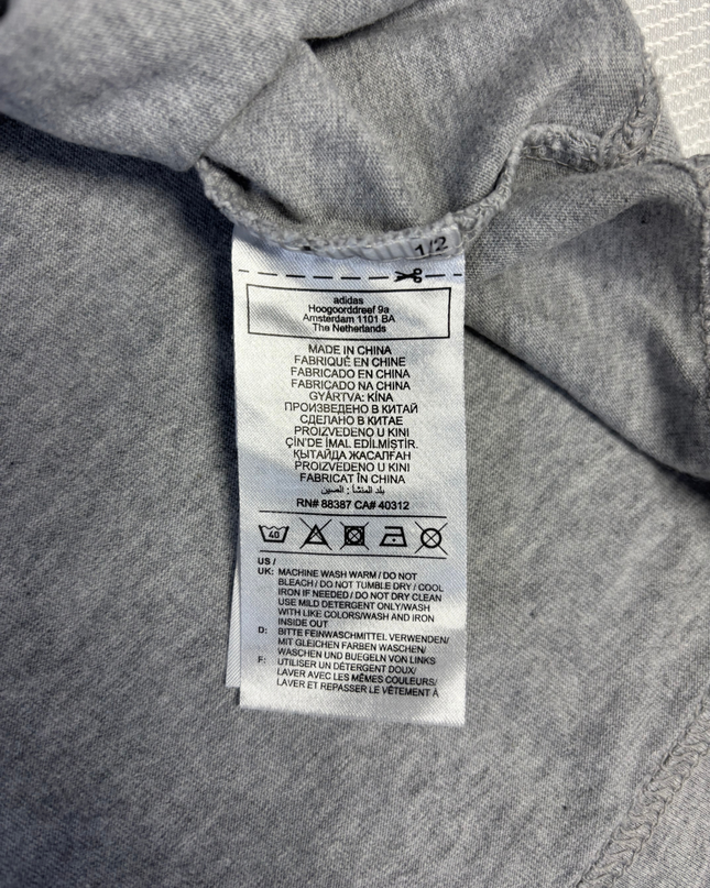 Adidas Grey Graphic Logo T-Shirt