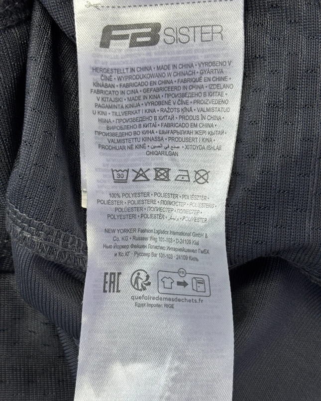 FB Sister Grey Graphic Football Jersey
