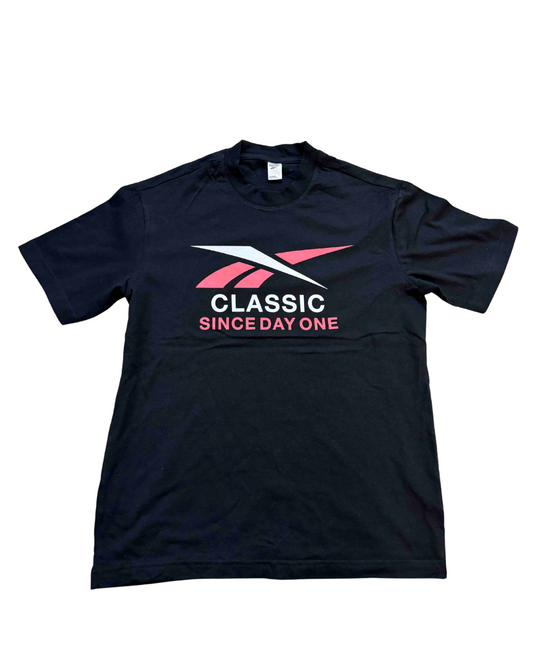 Reebok Classic “Since Day One” Black Logo T-Shirt - M