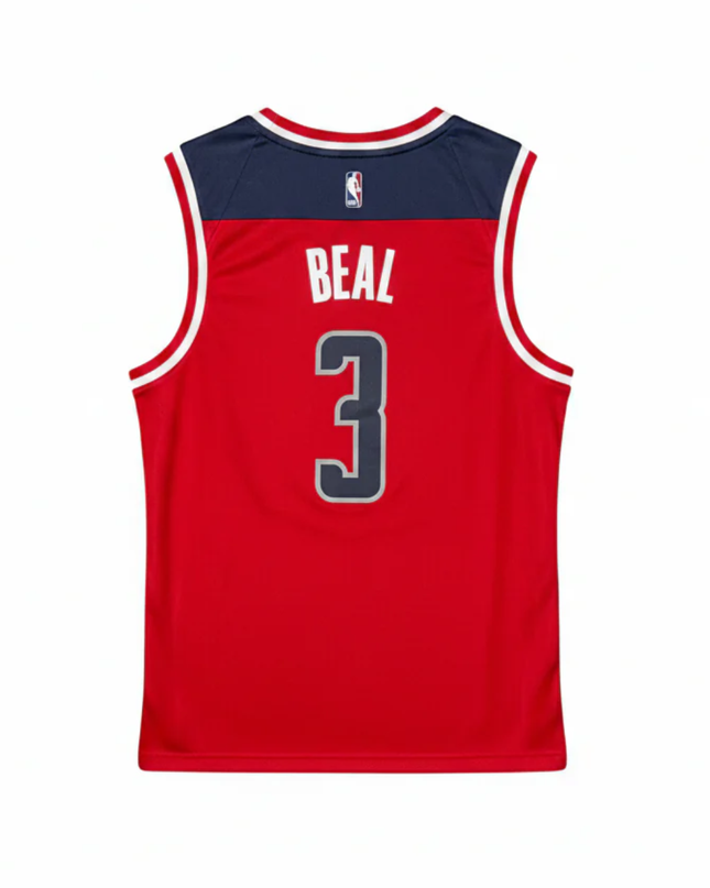 Adidas Red Washington Wizards Bradley Beal #3 NBA Basketball Jersey