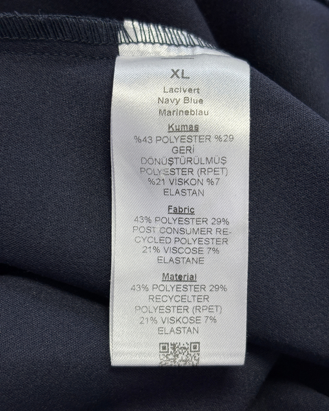 Adl Navy Blue Sleeveless Fit and Flare Pleated Mini Dress