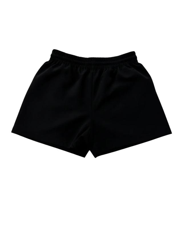 Alo Black Cotton-Blend Athletic Shorts