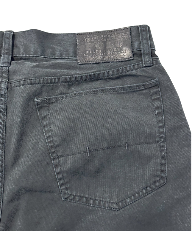 Polo Ralph Lauren Black Straight Fit Cotton Denim Jeans