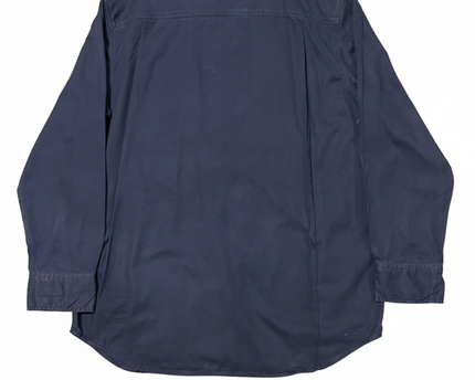 Carhartt Navy Blue Flame-Resistant Long Sleeve Utility Work Shirt
