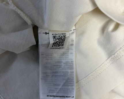 Adidas Cream Graphic Logo T-Shirt