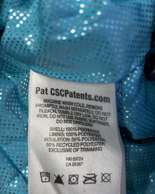 Columbia Navy Quilted Omni-Heat Interchange Puffer Jacket