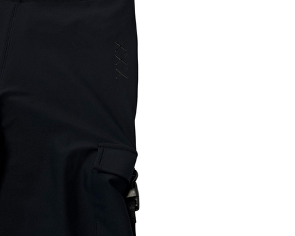 First Base Black Cargo Pocket Active Leggings