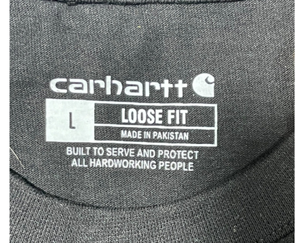 Carhartt Black Loose Fit Heavyweight Pocket T-Shirt W/Tags