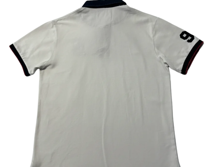 Hackett White Aston Martin Racing Rugby Polo Shirt