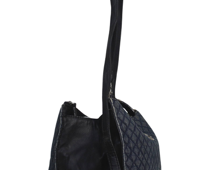 Guess Blue Quilted Denim Shoulder Bag