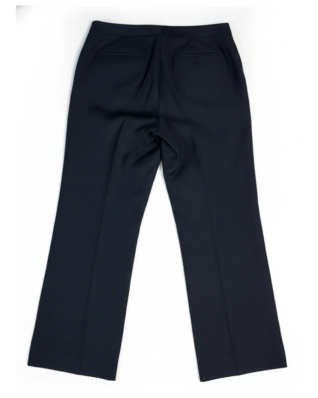 Calvin Klein Navy Straight Leg Tailored Trousers
