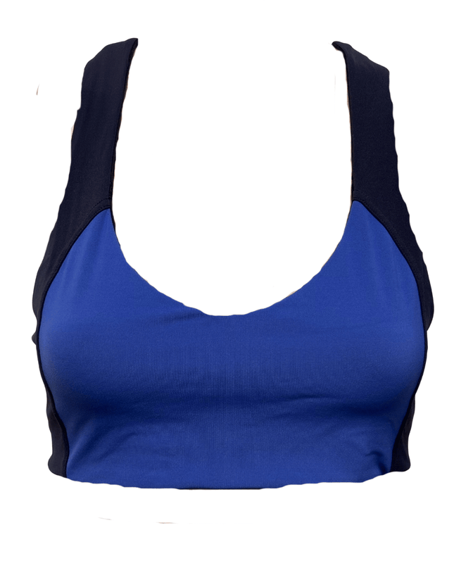 Lululemon Colorblock Criss-Cross Back Performance Sports Top