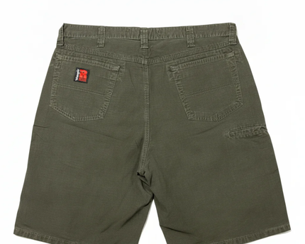 Wrangler RIGGS Workwear Olive Green Ripstop Carpenter Shorts