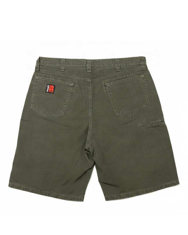 Wrangler RIGGS Workwear Olive Green Ripstop Carpenter Shorts