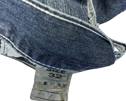 Etnies Blue Baggy Skater Denim Shorts