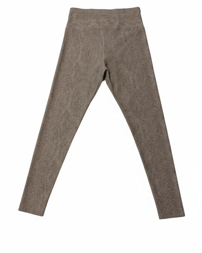 OYSHO Snake Print Crossover Waist Leggings