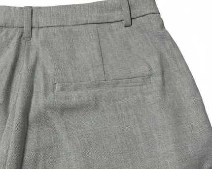 H&M Grey Tailored Ankle Trousers