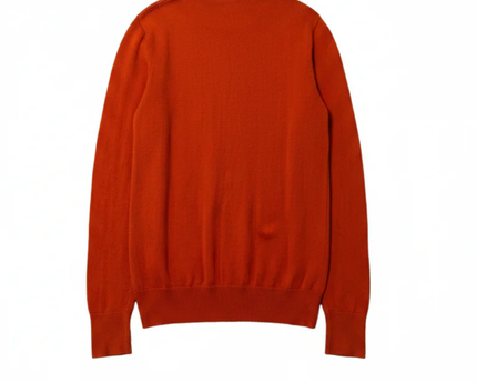 Lauren Ralph Lauren Orange Crew Neck Knit Sweater