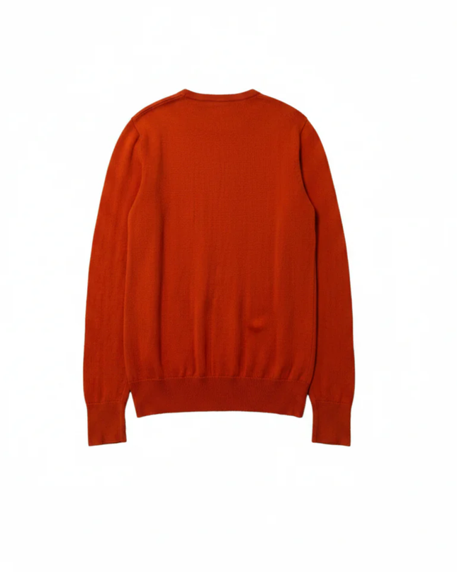 Lauren Ralph Lauren Orange Crew Neck Knit Sweater