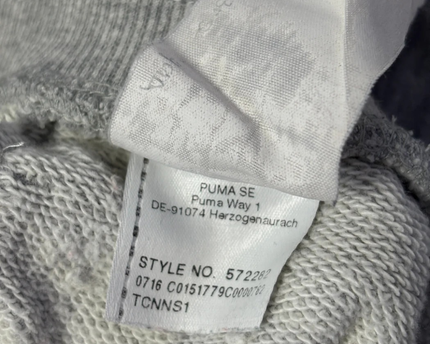 Puma Heather Grey Graphic Drawstring Joggers