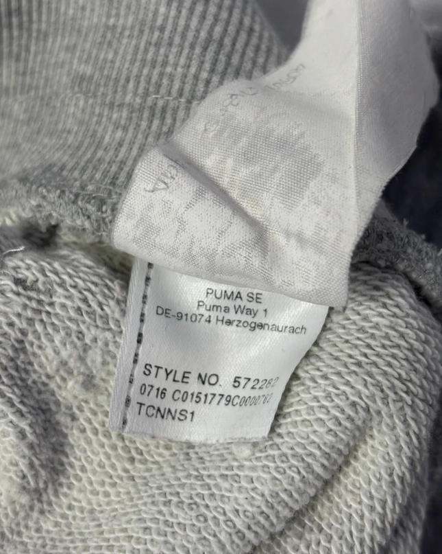Puma Heather Grey Graphic Drawstring Joggers