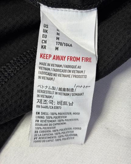 American Eagle Black Active Flex Graphic Pullover Hoodie