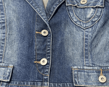 Portmans Blue Denim Blazer Style Jacket