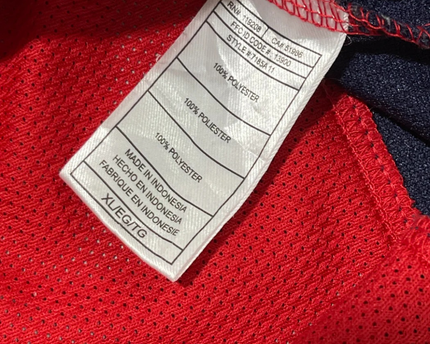 Reebok Red Washington Capitals Ovechkin #8 Hockey Jersey XL