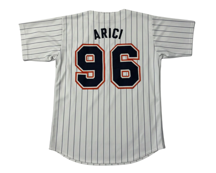 Russell Athletic White San Diego Padres Pinstripe Baseball Jersey