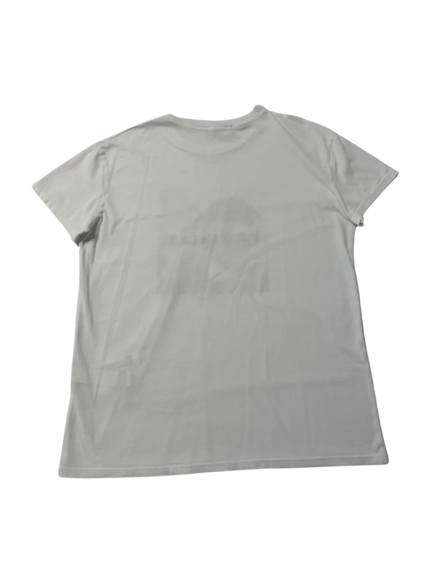 Bershka White Feminist Photo Print Graphic Tee