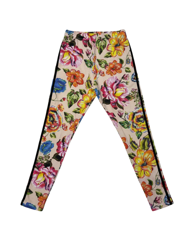 Adidas Originals Multicolor Floral Print Three Stripe Leggings