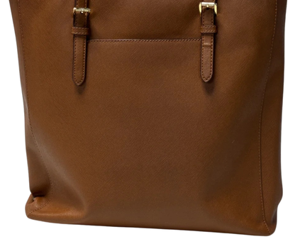 Michael Kors Brown Saffiano Leather Tote Bag