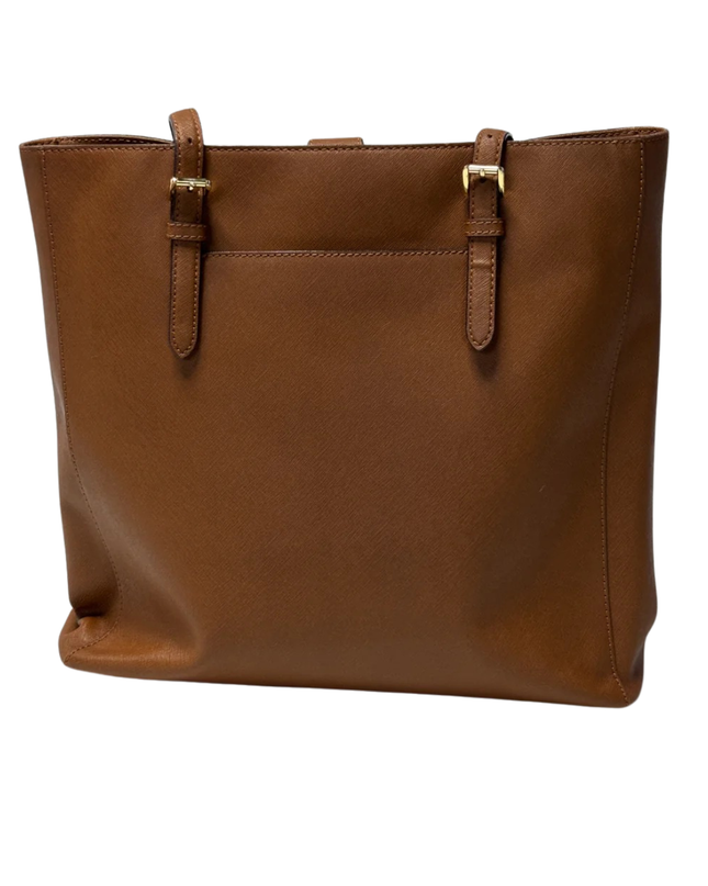 Michael Kors Brown Saffiano Leather Tote Bag