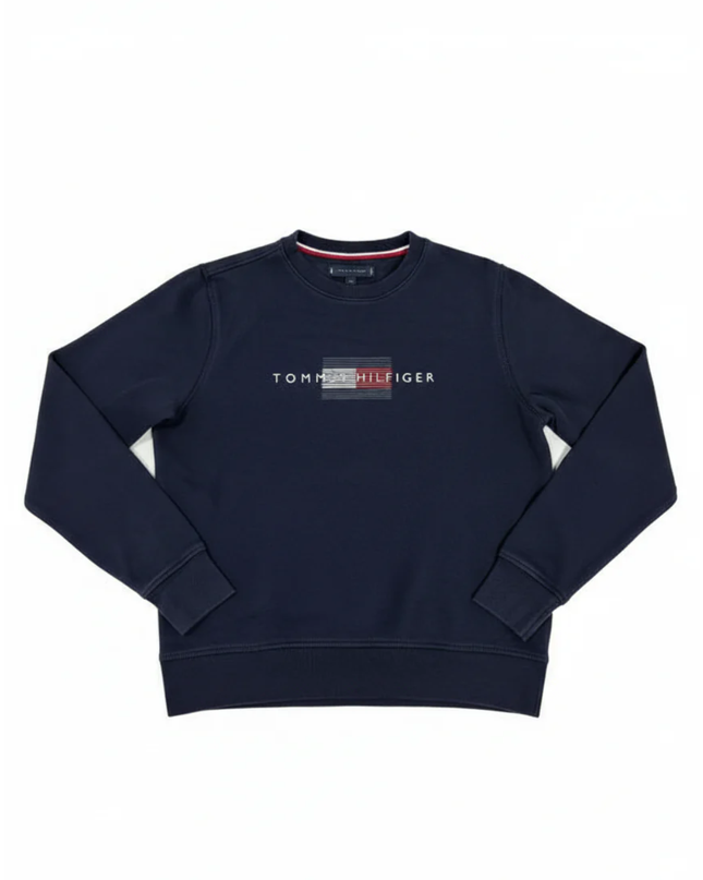 Tommy Hilfiger Navy Blue Men's Crewneck Sweatshirt