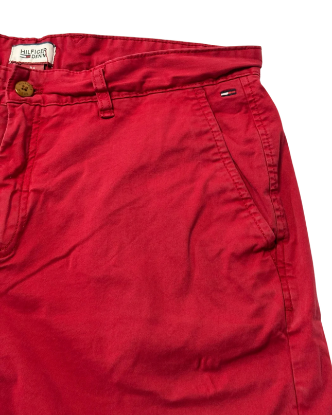 Hilfiger Denim Red Men's Casual Chino Shorts