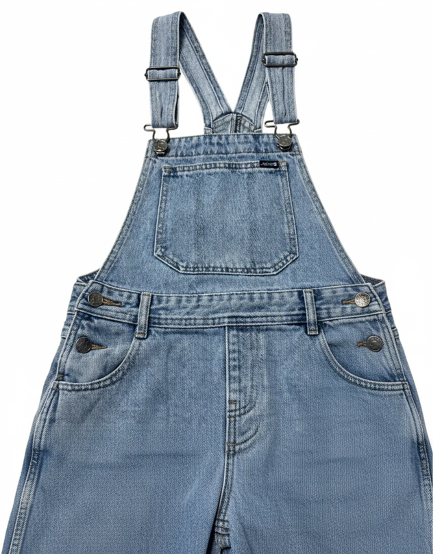 Riders by Lee Blue Denim Overall Mini Dress