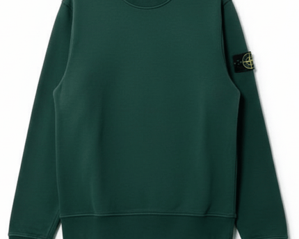 Stone Island Dark Green Crewneck Sweatshirt