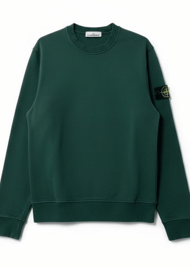 Stone Island Dark Green Crewneck Sweatshirt